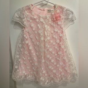 Pink and White Dress | Size - 24 Month | NWOT